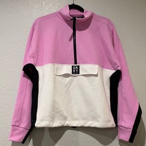 DKNY Sport Quarter Zip Sweater